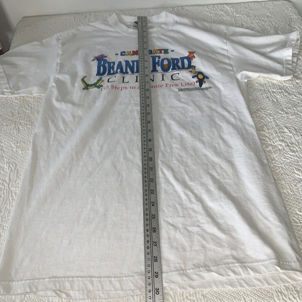 Vintage Ty Beanie Ford Clinic Baby Collectors Tee T-shirt L‎ 1998 Excellent 90's - Picture 5 of 9